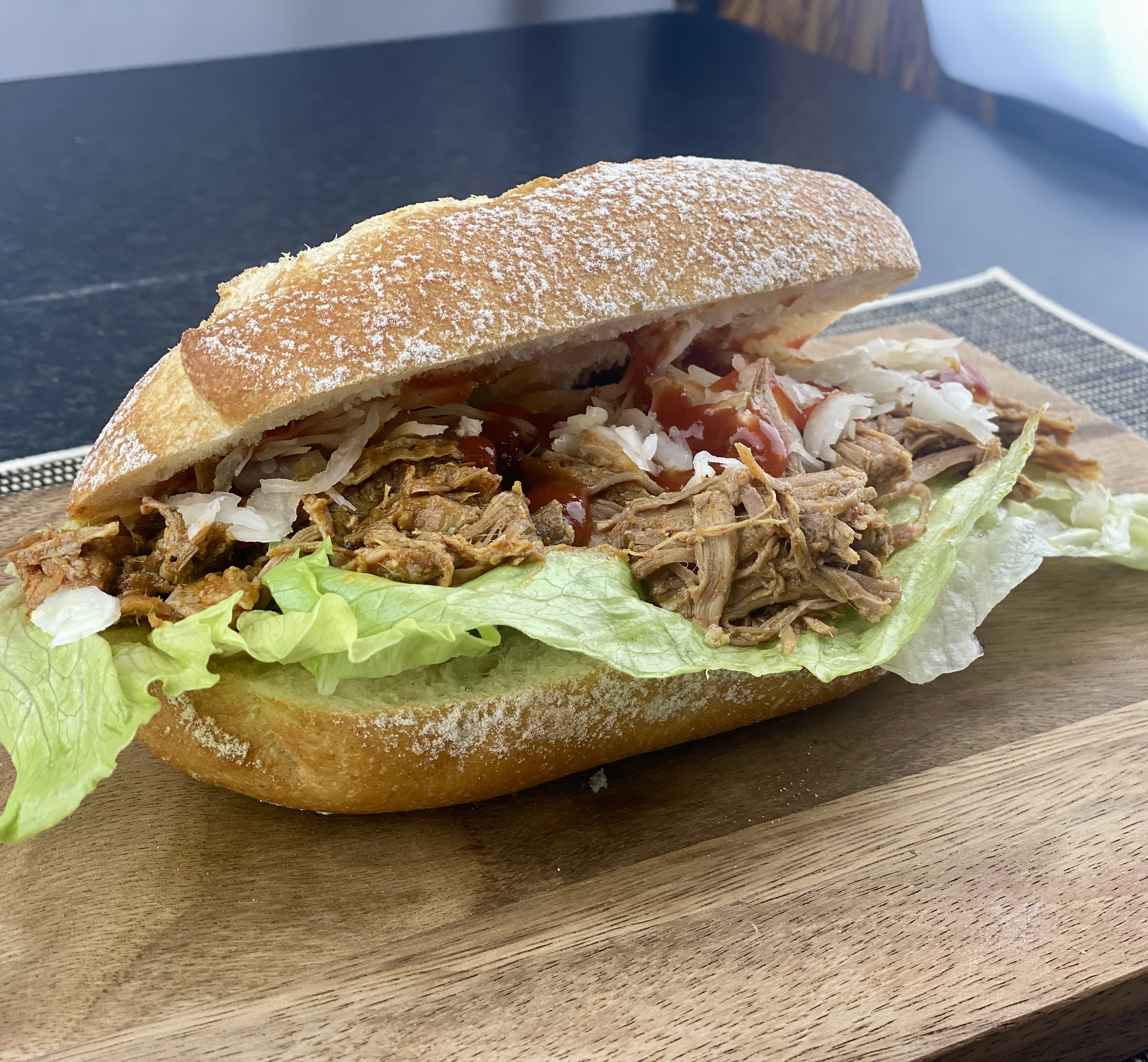 Pulled-Turkey-Sandwich